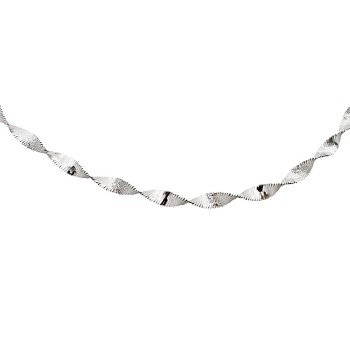 9ct white gold 5g 18 inch Chain